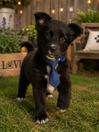 Lindinha border collie macho dia de promoção!