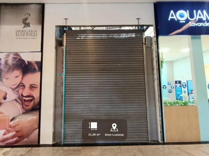 Aluga loja em mall, no bairro Dom Lustosa.