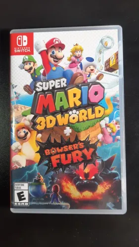 Super Mario 3D World + Bowser´s Fury - Mídia Física - Nintendo Switch