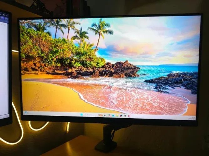 Monitor Gamer AOC 27" 165Hz + Suporte Articulado de Mesa + Base Original