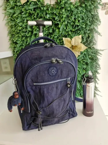 Mochila kipling ORIGINAL c 2 rodinhas