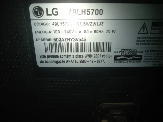 Vendo TV smart LG 40 pl