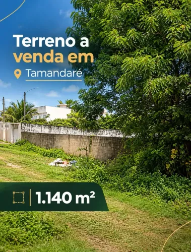 Terreno à venda em Tamandaré com 1140 metros quadrados