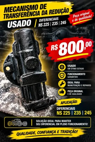 Mecanismo da redução diferencial rockwell méritor