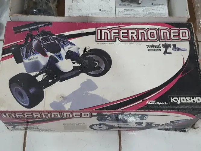 Aceito troca por moto - Carrinho combustão - Kyosho Inferno Neo Race Spec