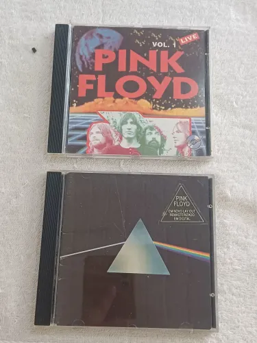 02 CDs da lendária banda Pink Floyd