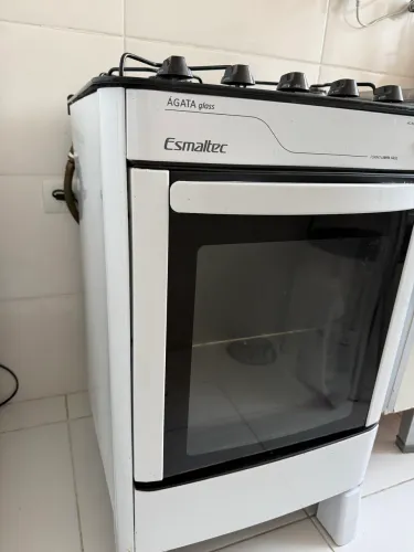 Fogão Esmaltec Ágata Glass 4 Bocas Cooktop Vidro ? Retirada Itaim Bibi