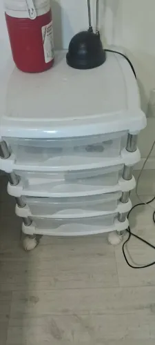 Gaveteiro organizador com rodas 