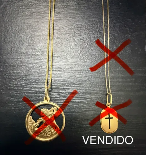Cordões e anéis ouro 18k Masculino e Feminino