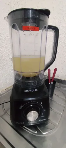 Liquidificador Mondial Turbo Power L-99 FB Preto<br><br>220V