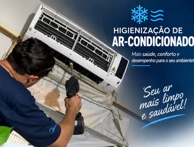 Higienização ar condicionado