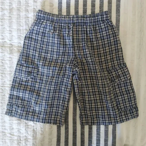 Bermuda Masculina Xadrez Cargo Tam 10