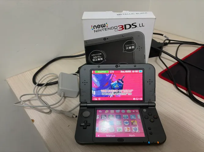 New nintendo 3ds xl impecável