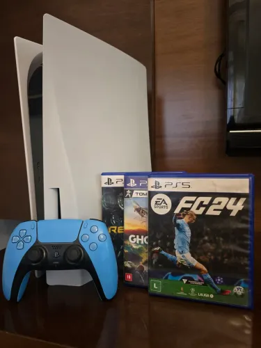 PS5 Mídia Fisica + Jogos