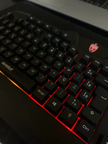 Teclado iluminado