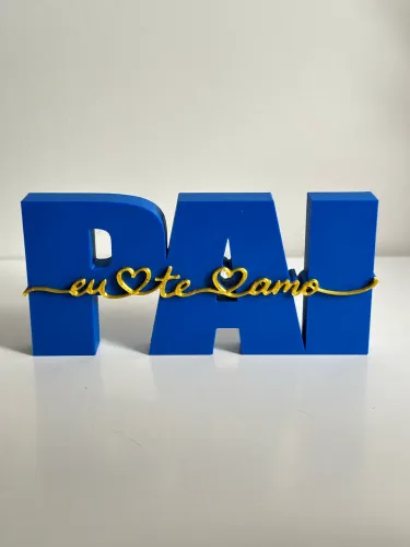 Decoração 3D dia dos pais