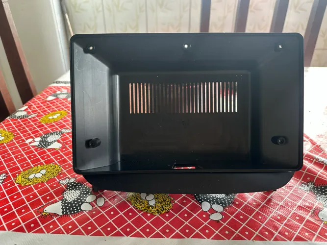 Moldura para Tracker Preto C/friso Prata