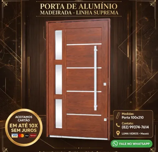 Porta de alumínio