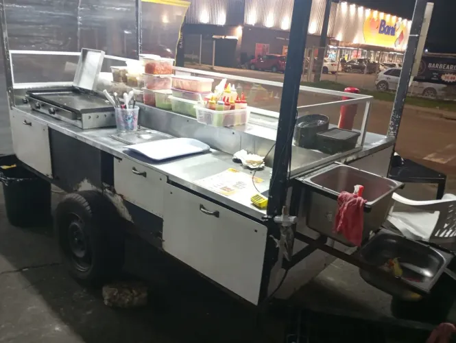 Carrinho de chorro quente 