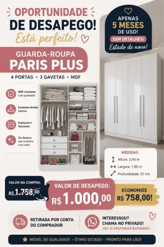 Vendo guarda-roupa