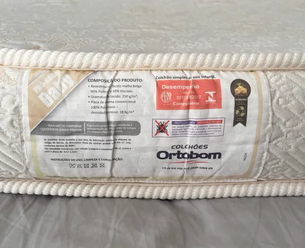 Colchão berço americano ortobom