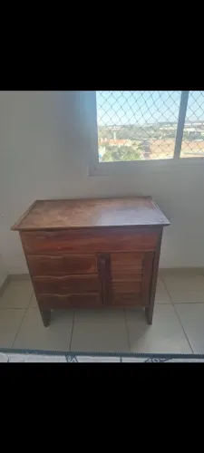 Cômoda Rústica de Madeira Maciça