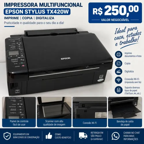 Impressora Multifuncional Epson Stylus TX420W Wi-Fi