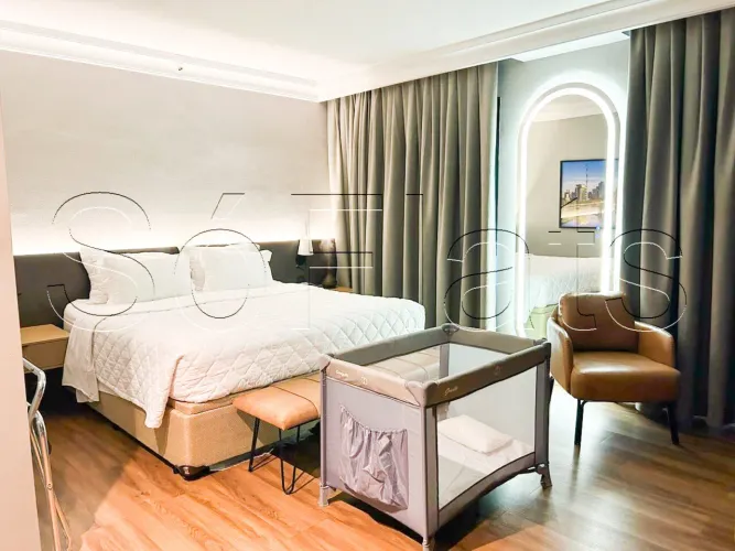 Flat Innside Higienópolis disponível para venda com 29m², 01 dorm e 01 vaga de garagem