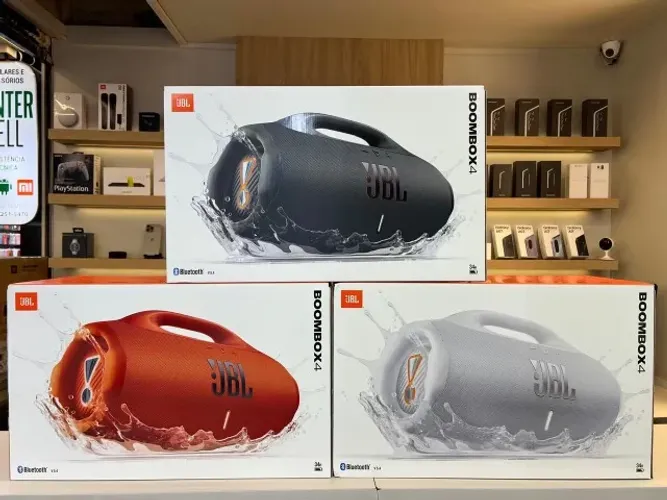 Caixa JBL Boombox 4 - Produto lacrado! Nota fiscal + Garantia JBL de 1 ano no Brasil