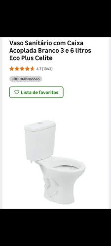 Vaso sanitário