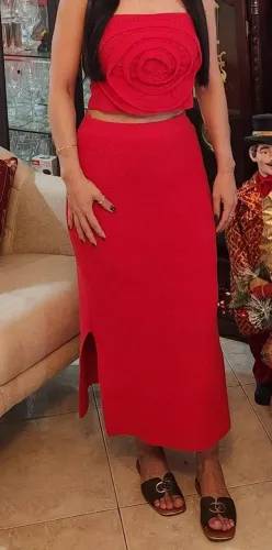 Conjunto em tricô