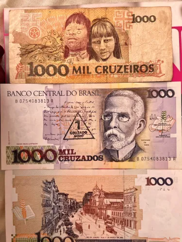 Notas antigas para colecionadores 