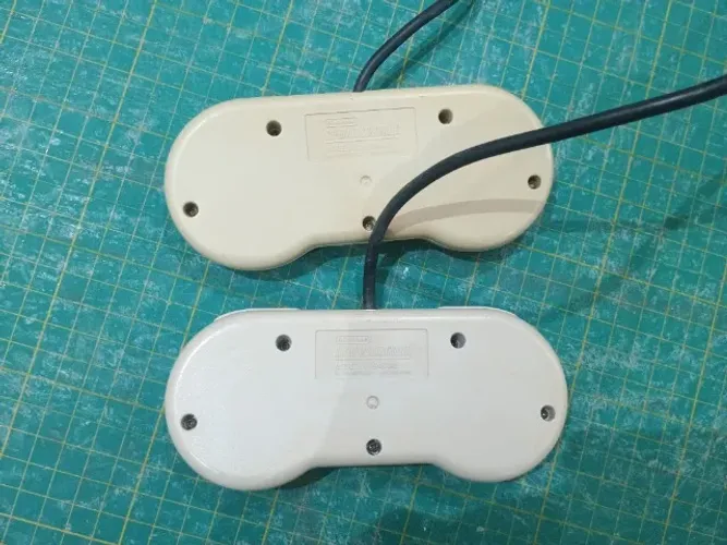 Par de controles originais do super nintendo