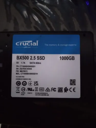 Ssd crucial 1Tb