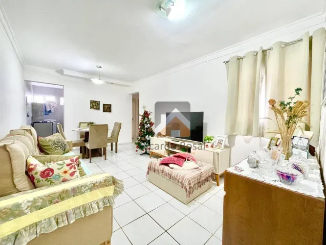 Apartamento na Serraria c/ 3 quartos, 3º andar e ótima estrutura p/ lazer!!!