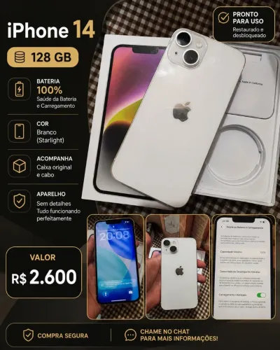 Iphone 14 seminovo