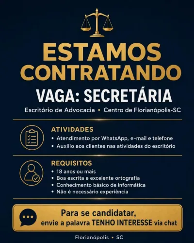 Vaga Secretária