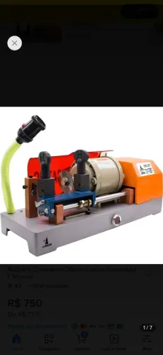 Maquina copiadora de chave
