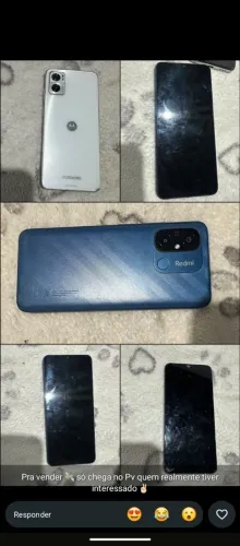 Celular Motorola e Redmi