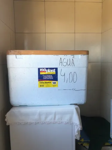 Caixa isopor 165 litros