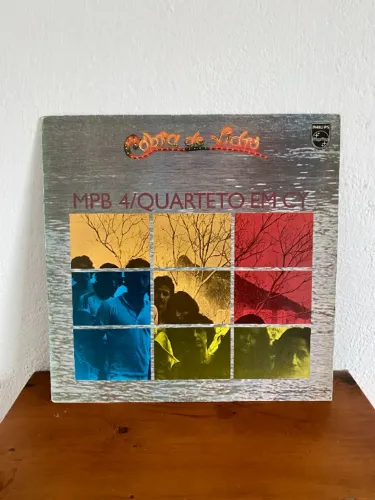LP Vinil MPB4, Quarteto Em Cy - Cobra de Vidro (1978)