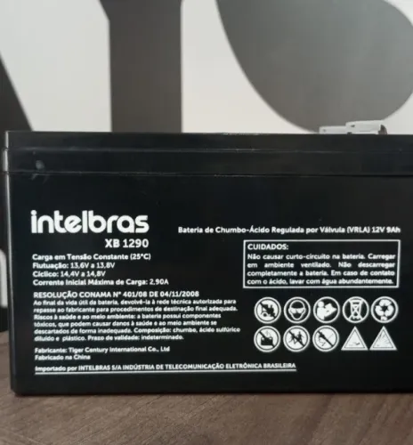 Bateria VRLA XB 12v-9,0Ah intelbras