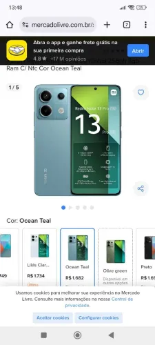 Xiaomi note 13 5G 256g
