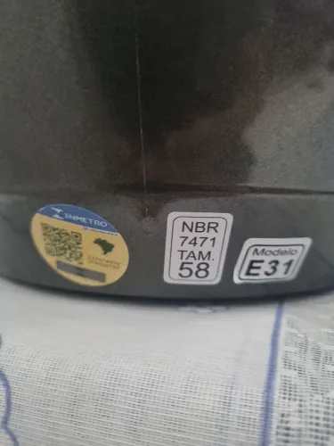Capacete ebf tamanho 58