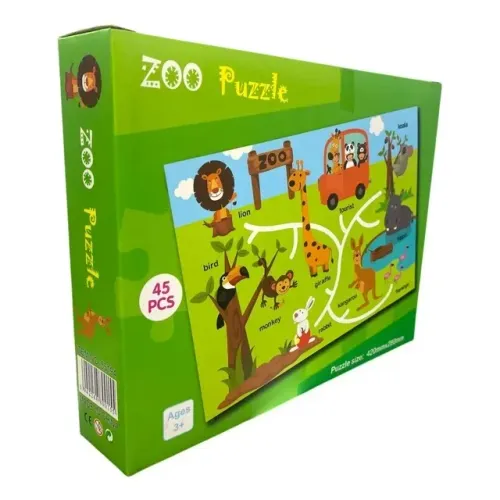 quebra-cabeças de zoológico para crianças cd-369
