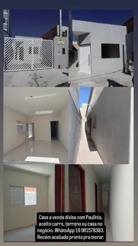 Casa nova em Sumaré , aceito troca em carro , terreno...