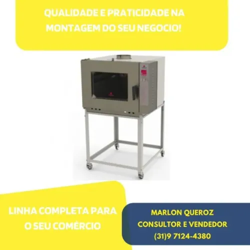 Forno 5 Esteiras Turbo a Gás Progas