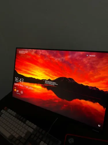 Monitor Gamer Samsung 24" FHD 75Hz HDMI VGA Freesync Preto Série T350