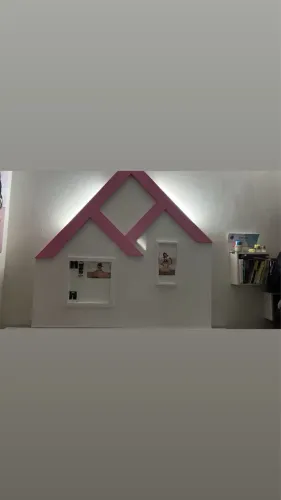 Cama auxiliar em MDF com cabeceira