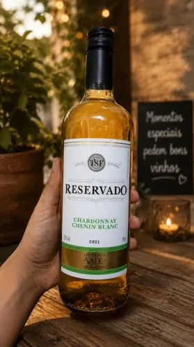 Caixa de vinho seco Reservado